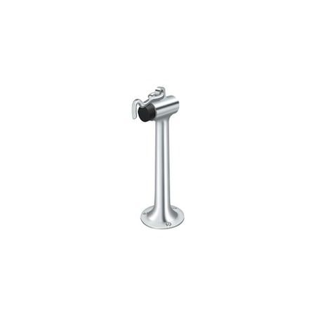 Deltana Floor Mount; 8 Bumper with Hook & Eye; Heavy Duty; Bright Chrome Finish DSF830U26